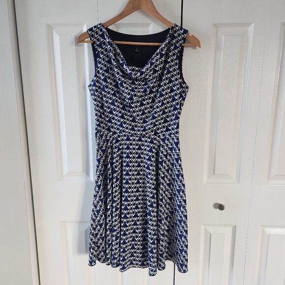 Enfocus Studio Sleeveless Draped Neck Mini Dress - Picture 1 of 9